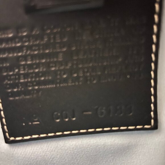 Coach Straw Zebra Striped Tote - Picture 4 of 14